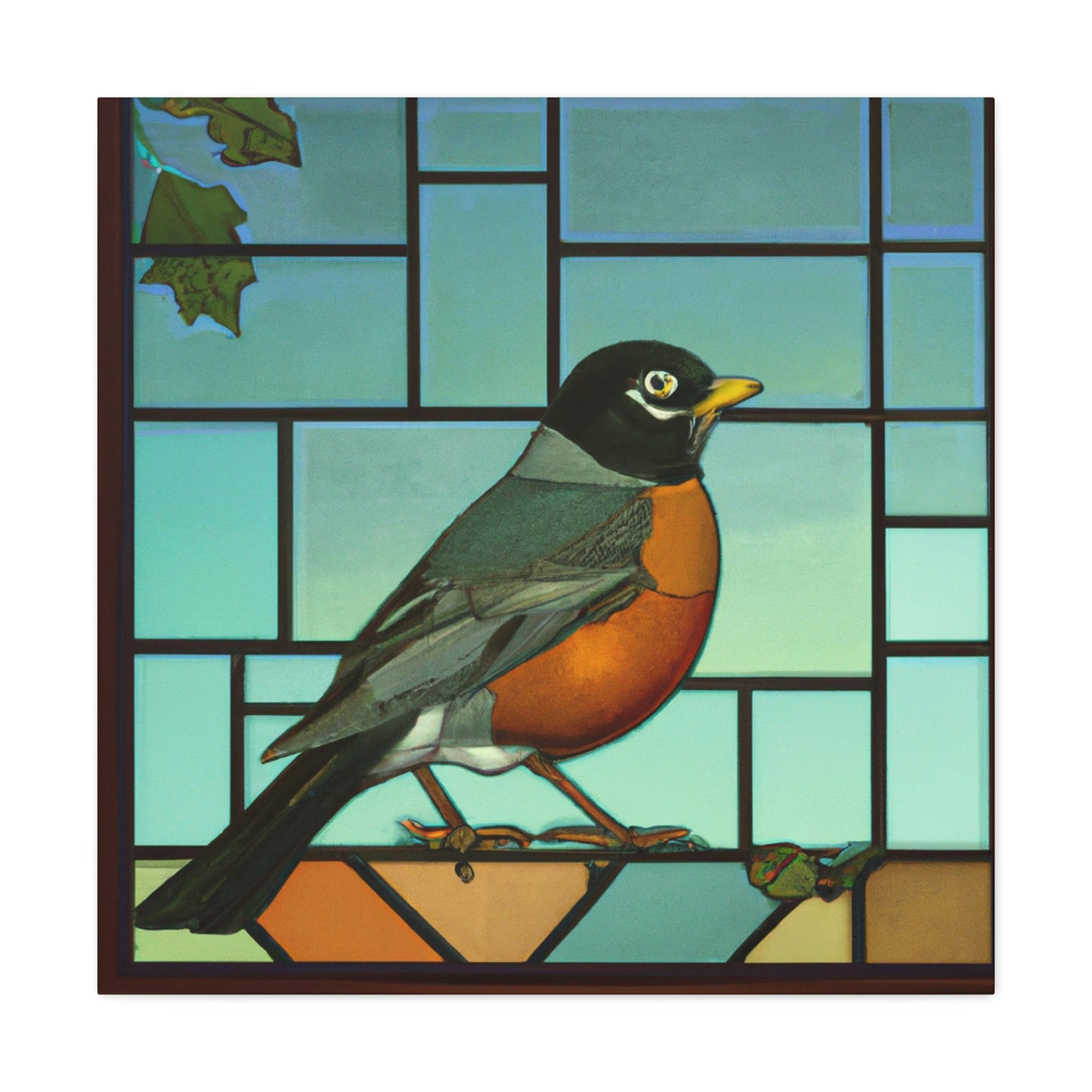 "A Robins Art Deco" - Canvas