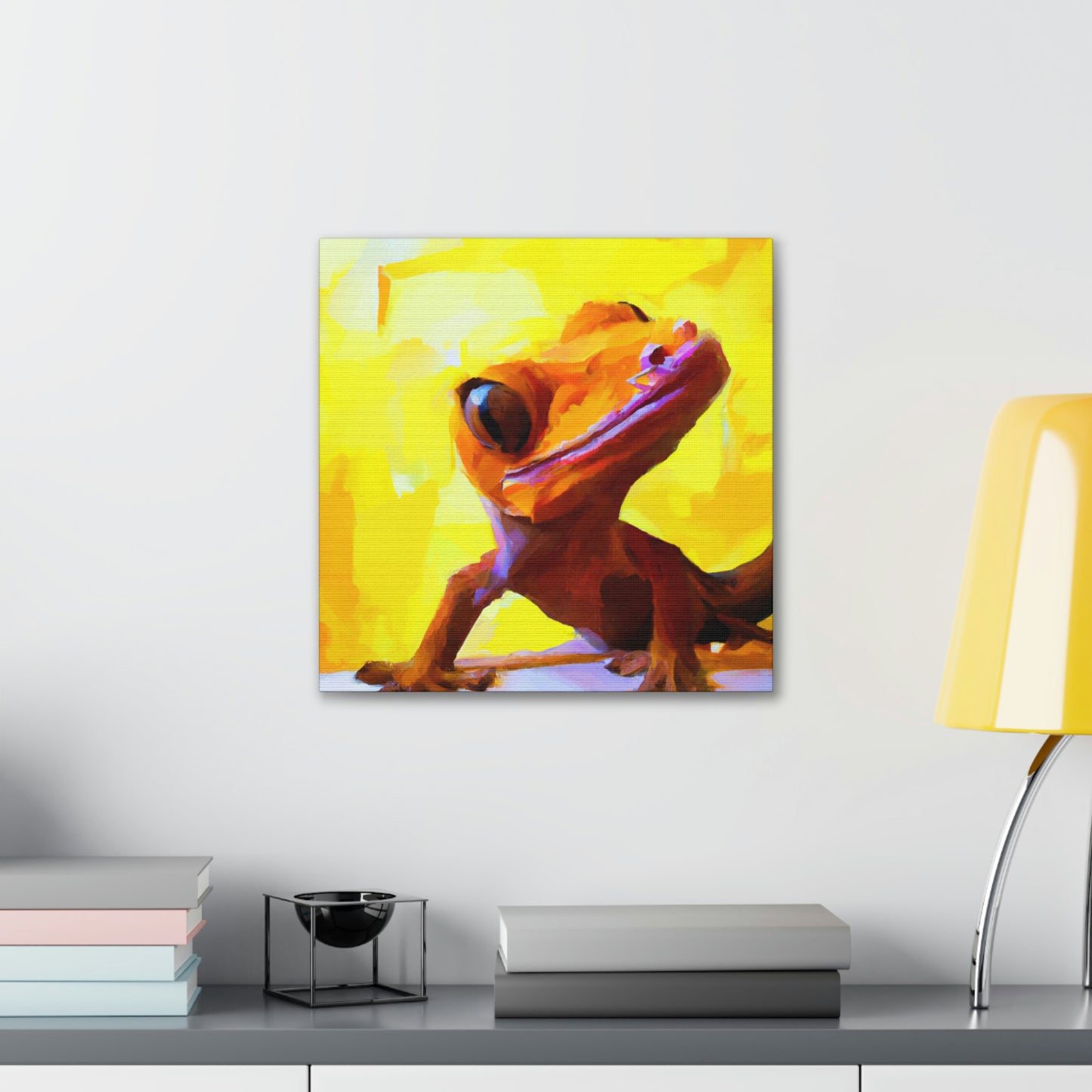 Gecko's Surreal Dream - Canvas