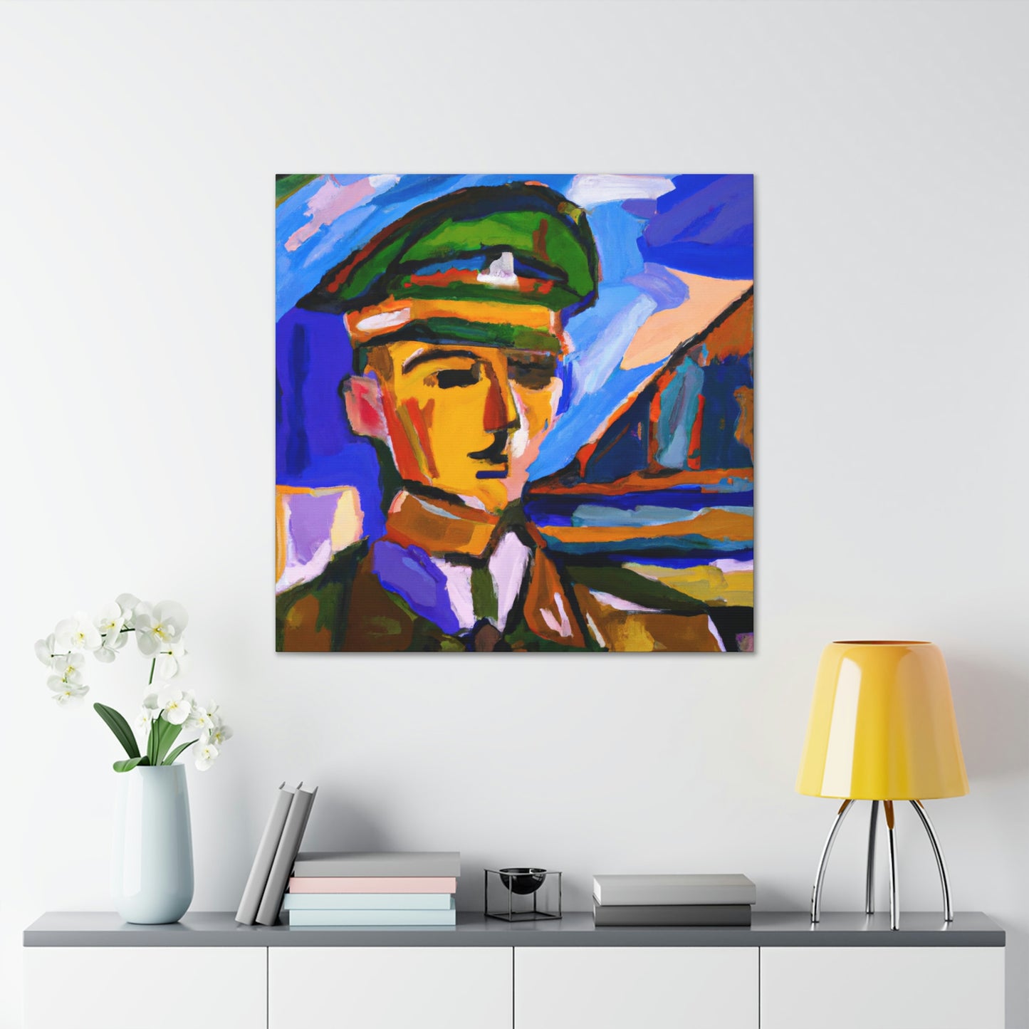 Engineer in Fauvism - Canvas