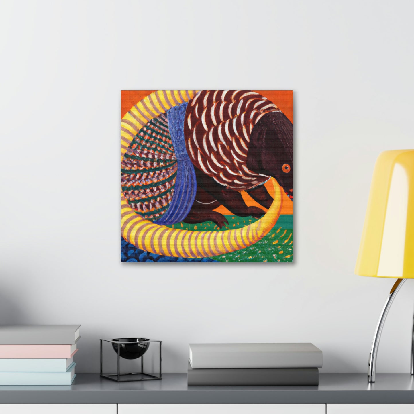 Gilded Pangolin Radiance - Canvas