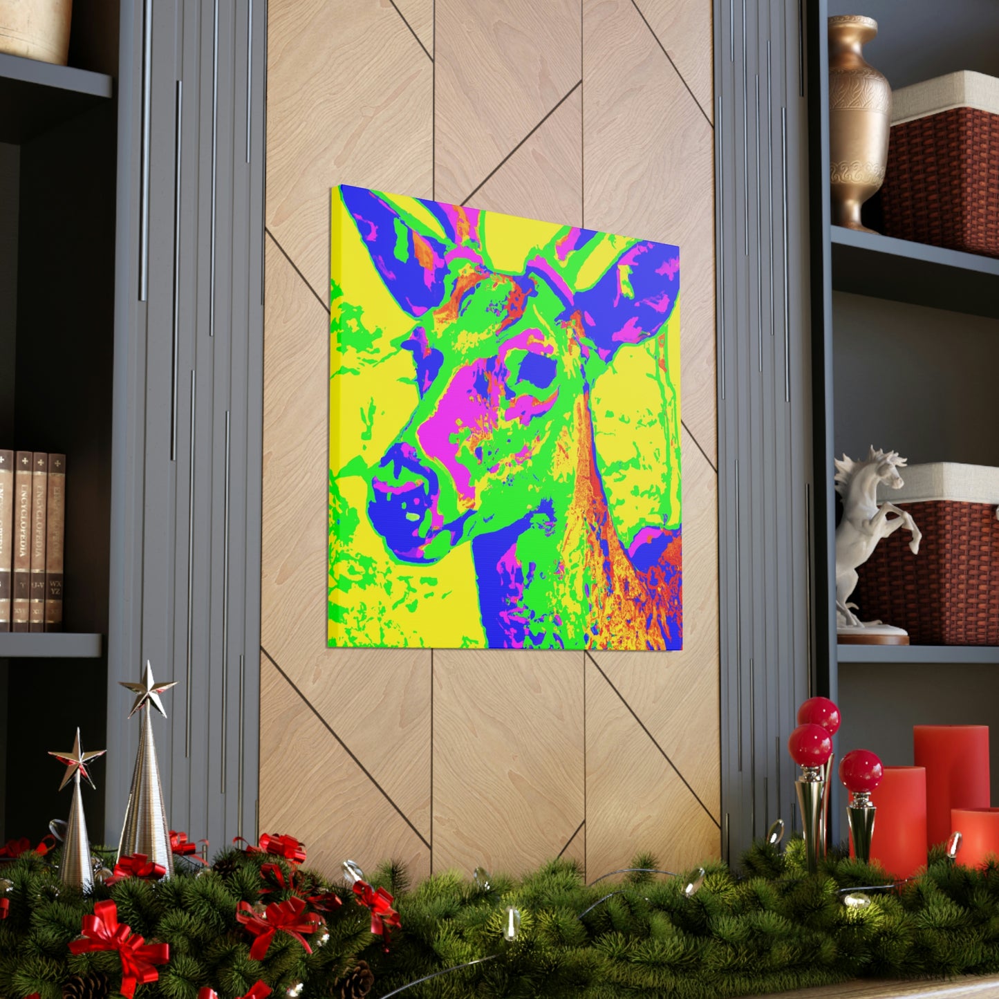 Whitetail Deer Pop Art - Canvas