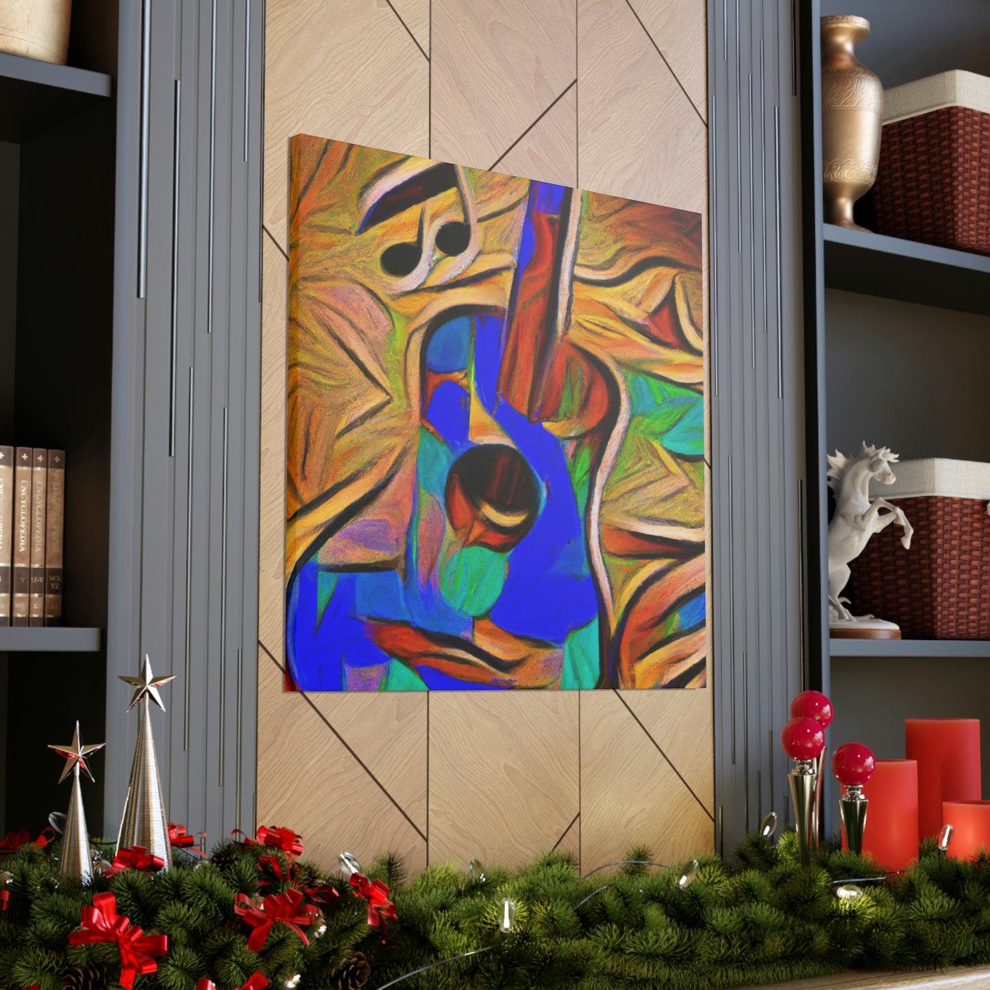 "Acoustic Guitar Resonance" - Canvas