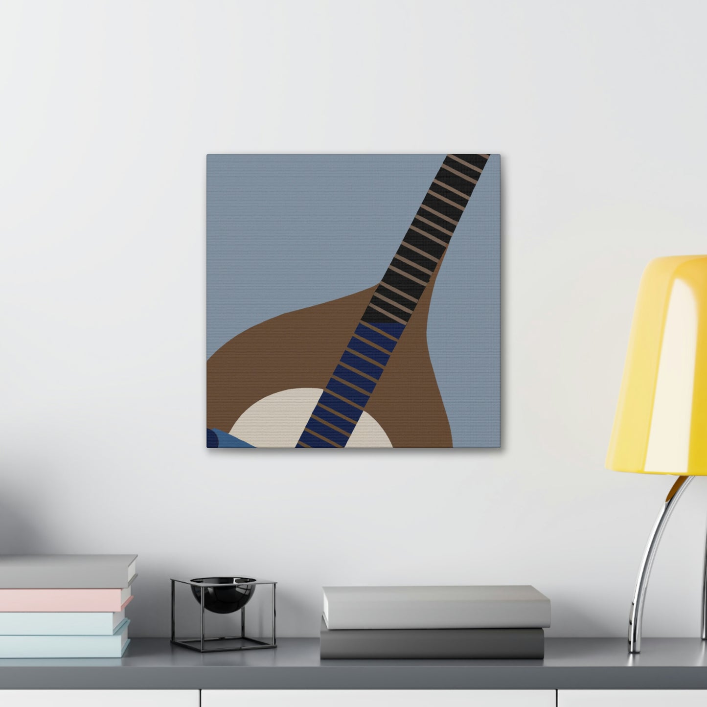 "Mandolin Minimalism Melody" - Canvas