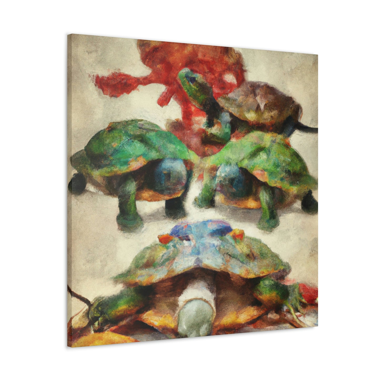 "Turtle on a Quest" - Canvas