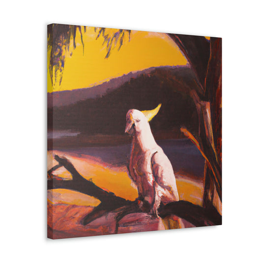 Cockatoo in Bloom - Canvas