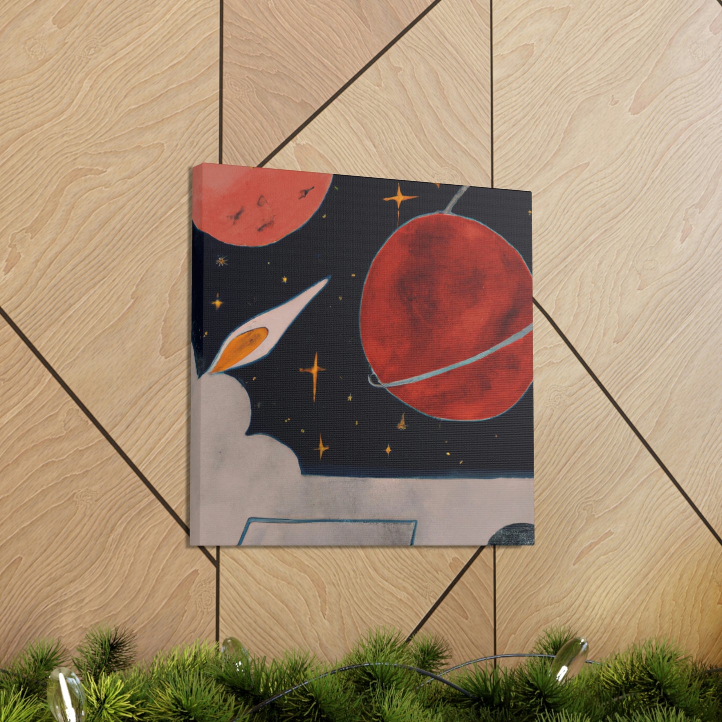 Mercury's Celestial Dance - Canvas