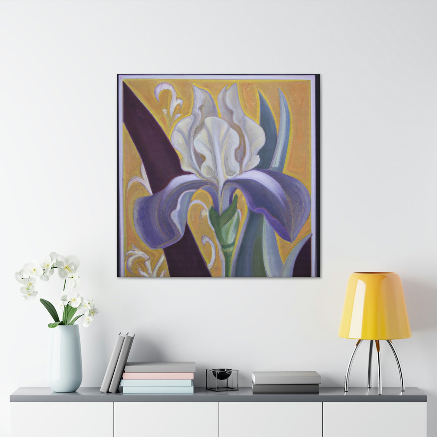 "Iris' Stylized Splendor" - Canvas