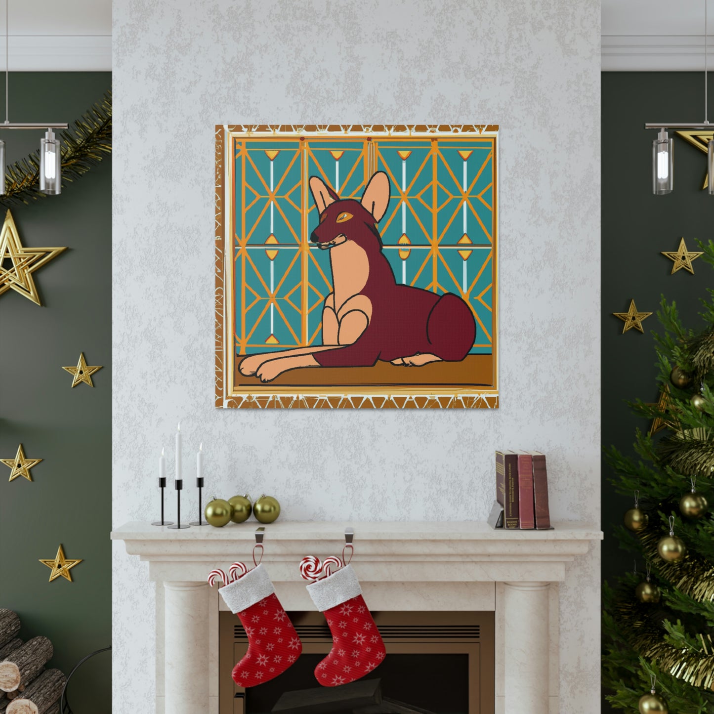 Dhole Deco Dance - Canvas