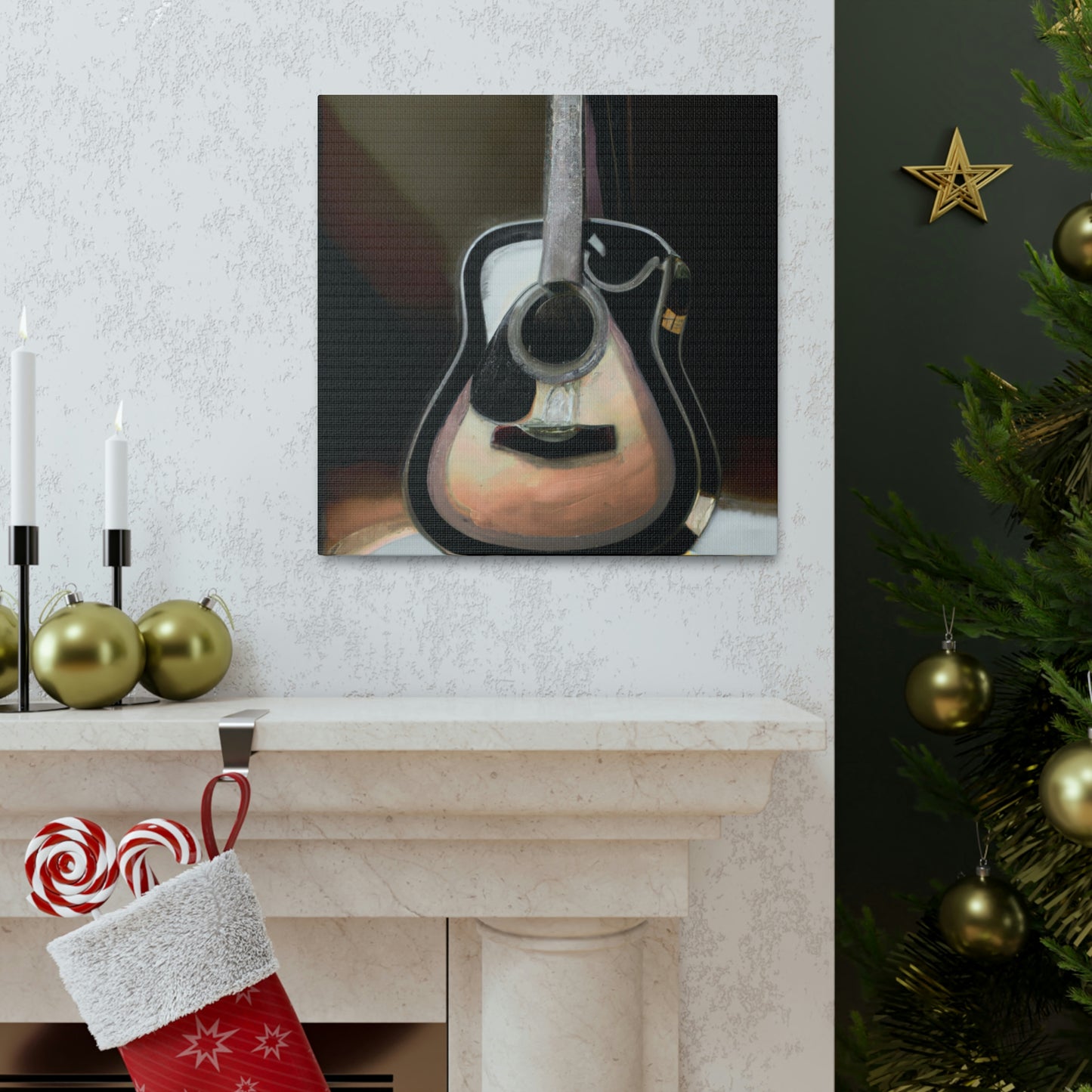 "Acoustic Masterpiece Strummed" - Canvas