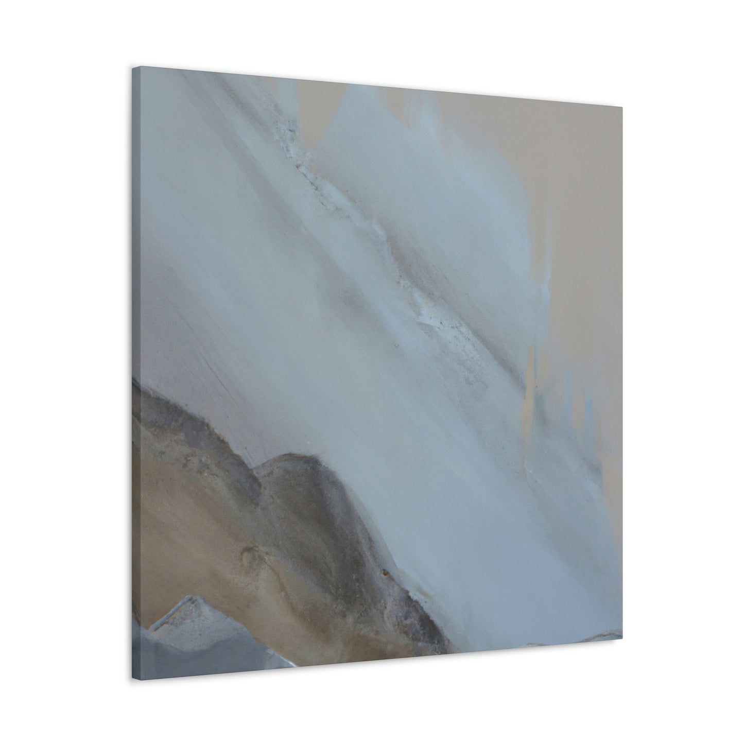 "Glacier in Expressionism" - Canvas