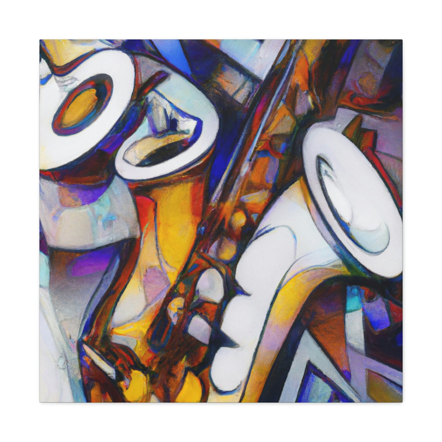 Saxophone Jazz Symphony - Canvas