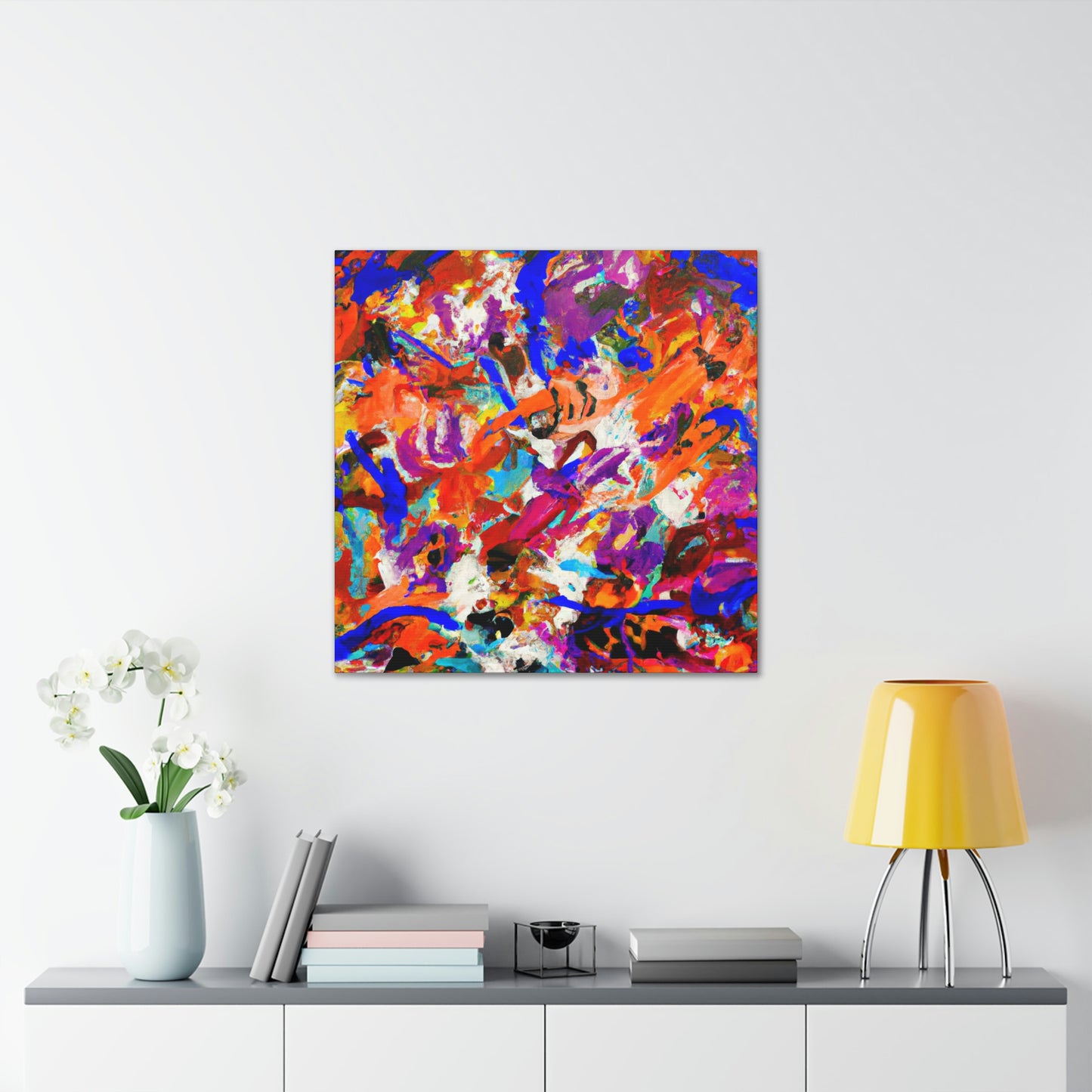 Dawn's Mystic Embrace - Canvas