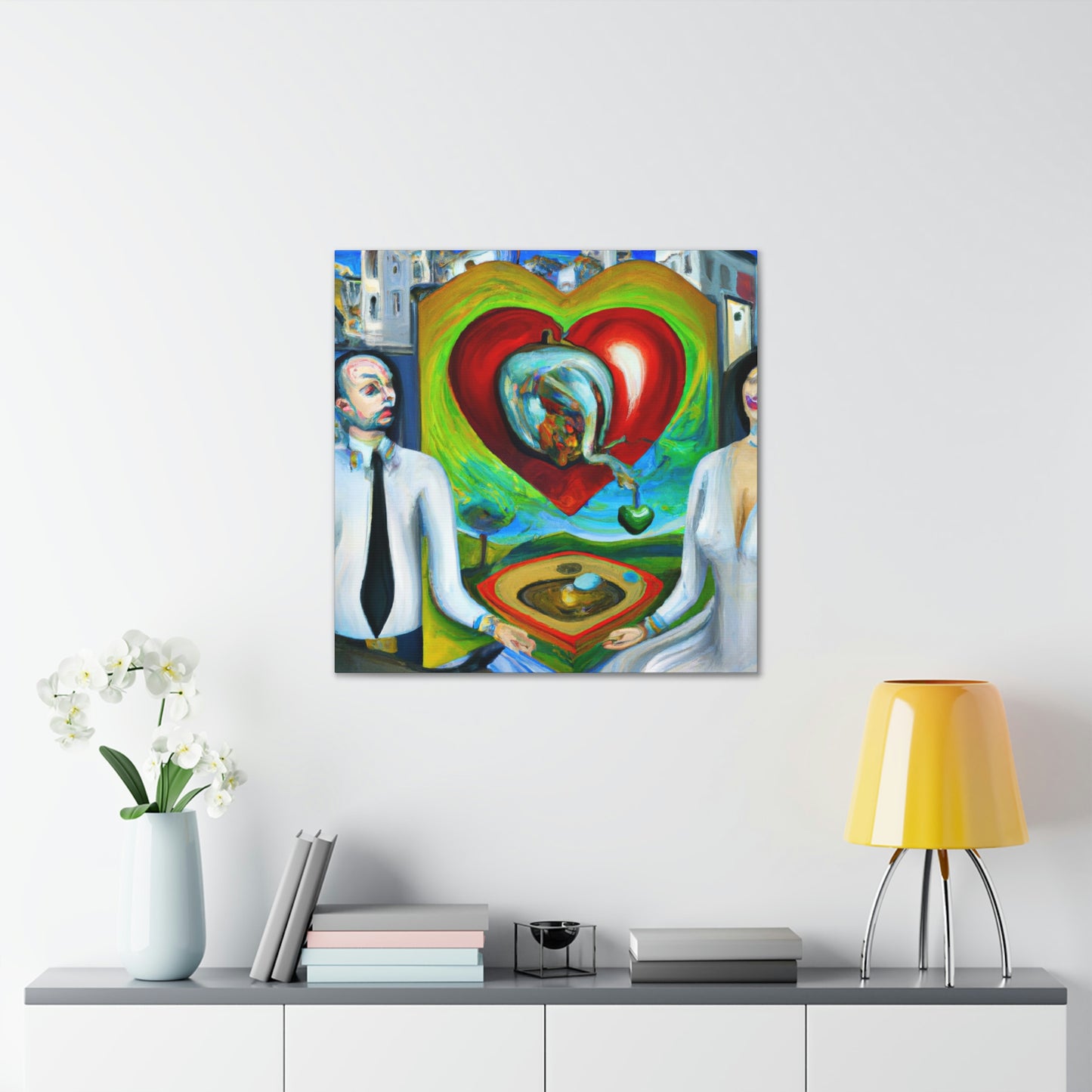 Love Beats Synchronized - Canvas