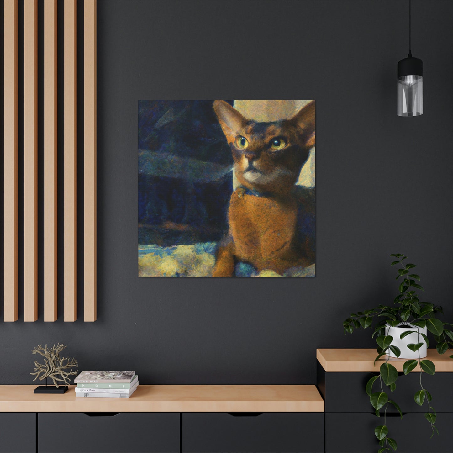 Abyssinian Surreal Sight - Canvas