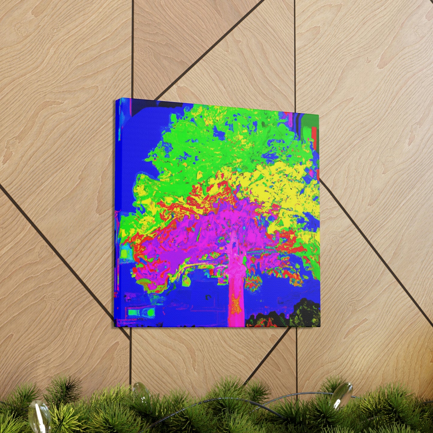 Oak Tree Expressionism. - Canvas