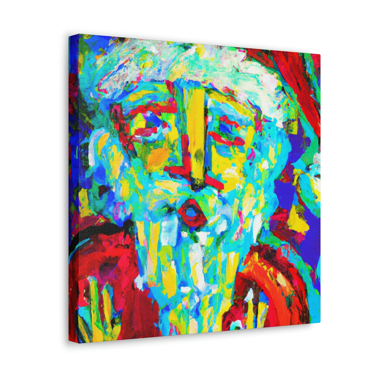 Santa in Expressionism - Canvas