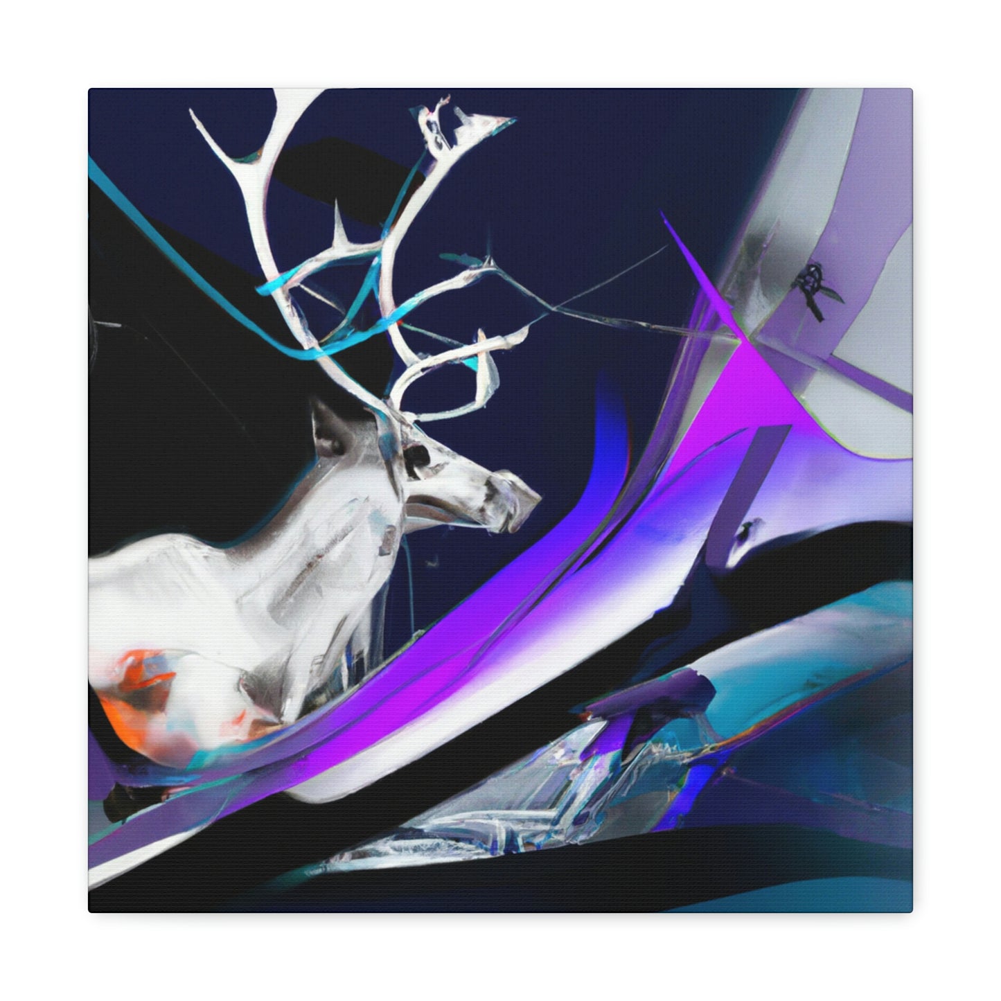 Reindeer in Winterland - Canvas