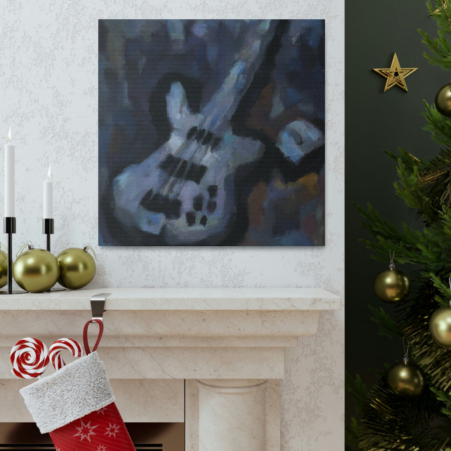 Rock Bass Resonance - Canvas