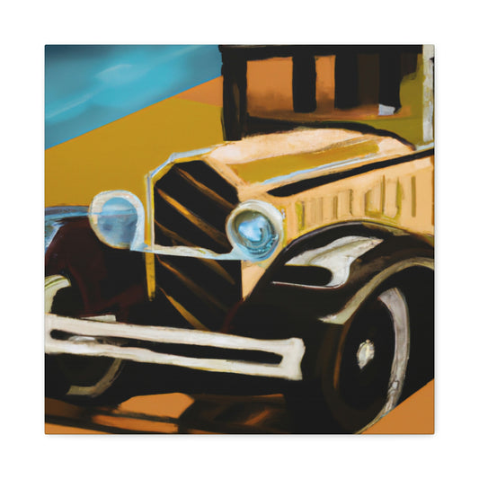 "Automobiles of the 20s" - Canvas