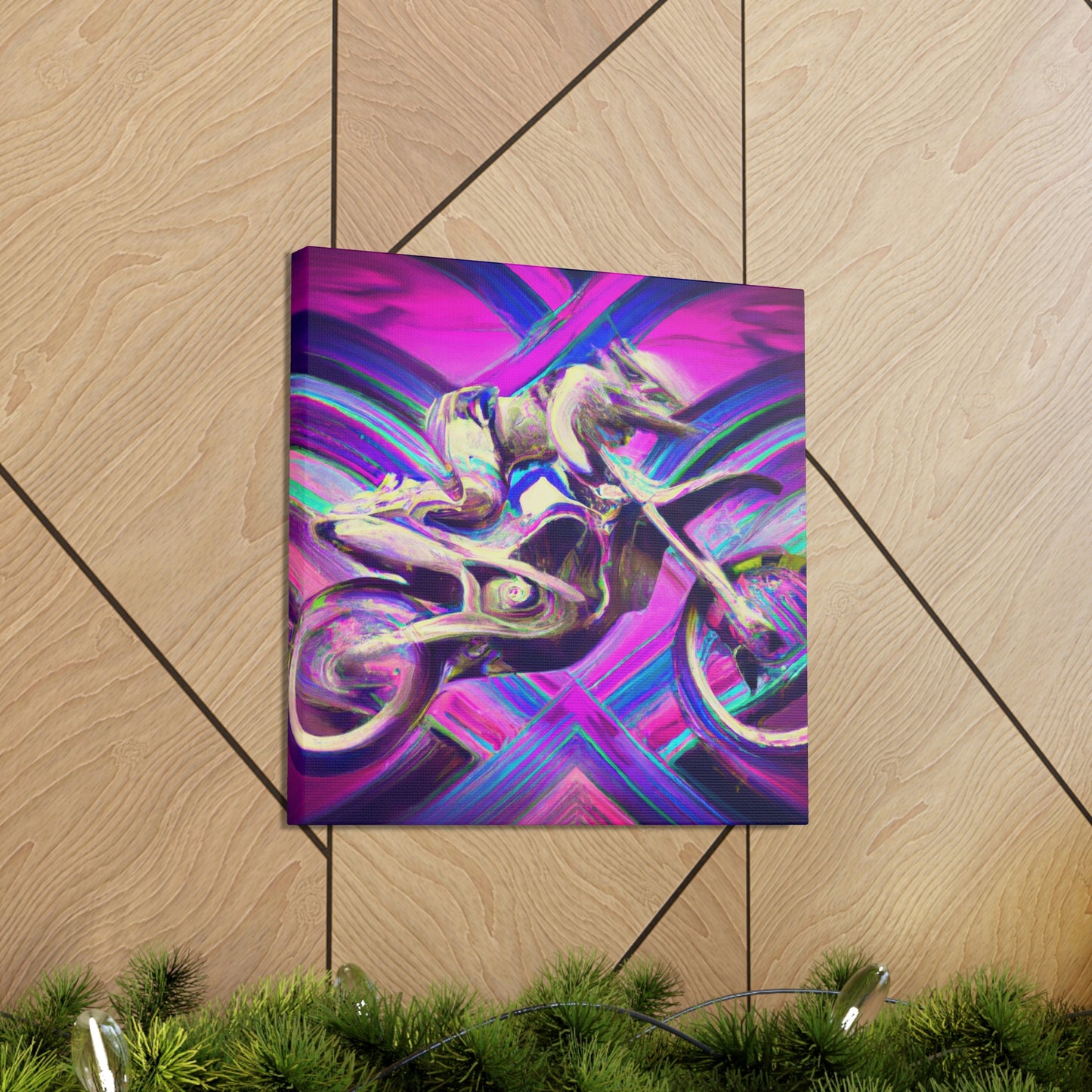 Motocross in Motion - Canvas