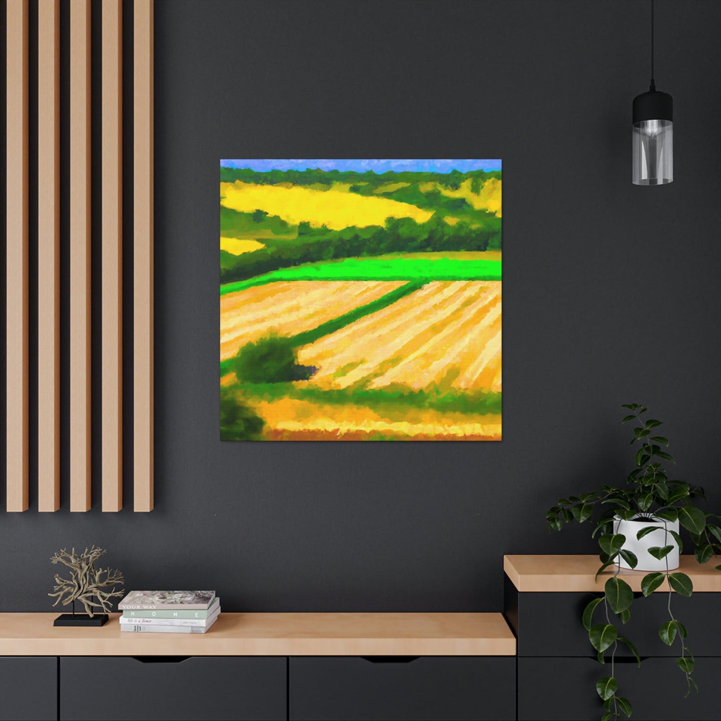 "Harvest of Gold Fields" - Canvas