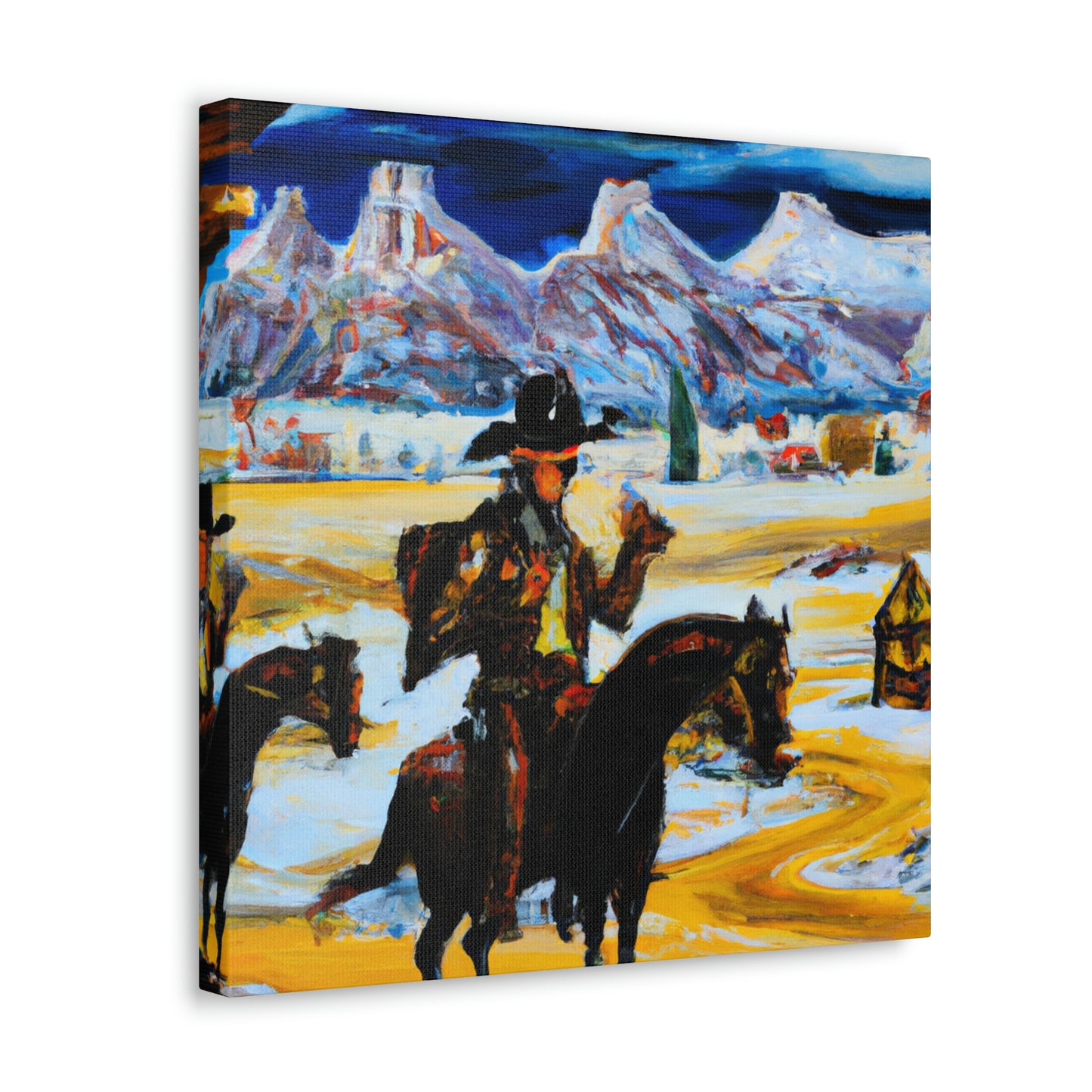 Frontier Town Splendor - Canvas