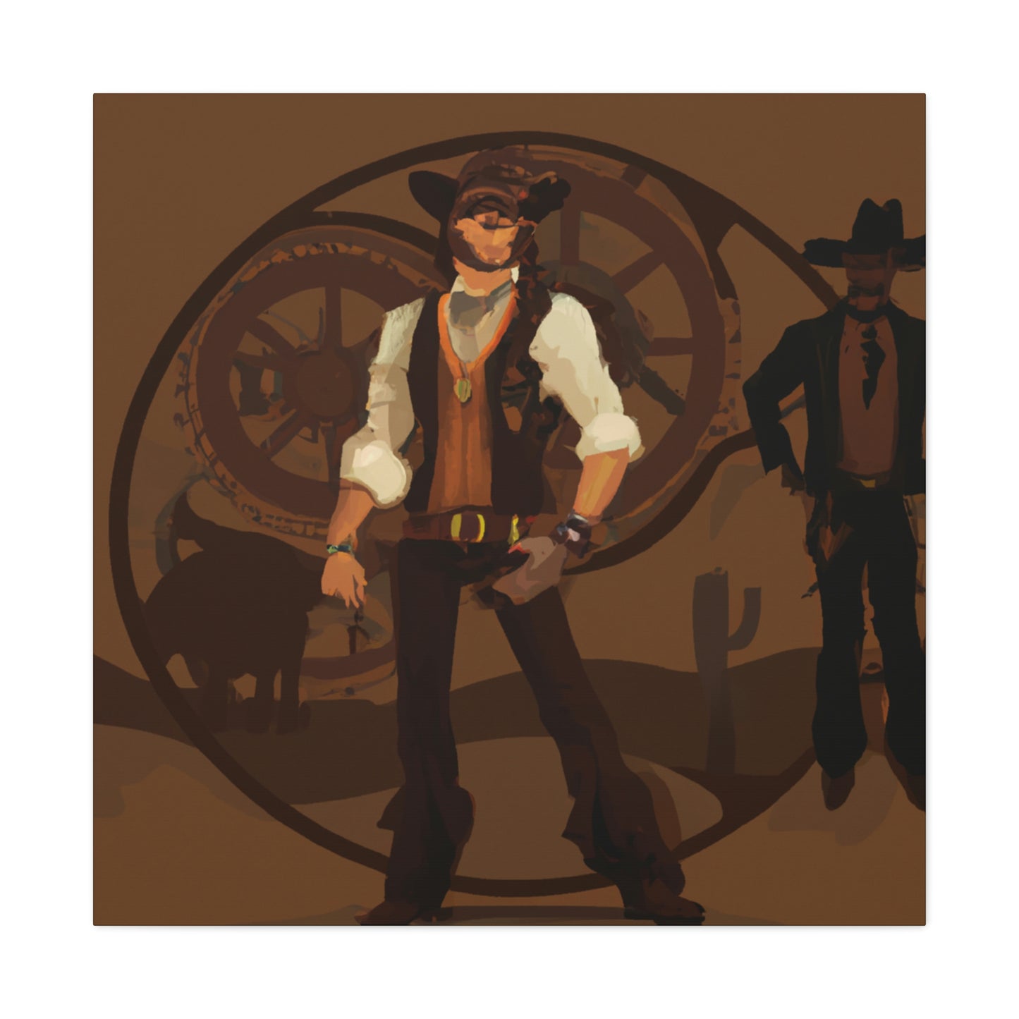 Ranch Hand Steampunked - Canvas