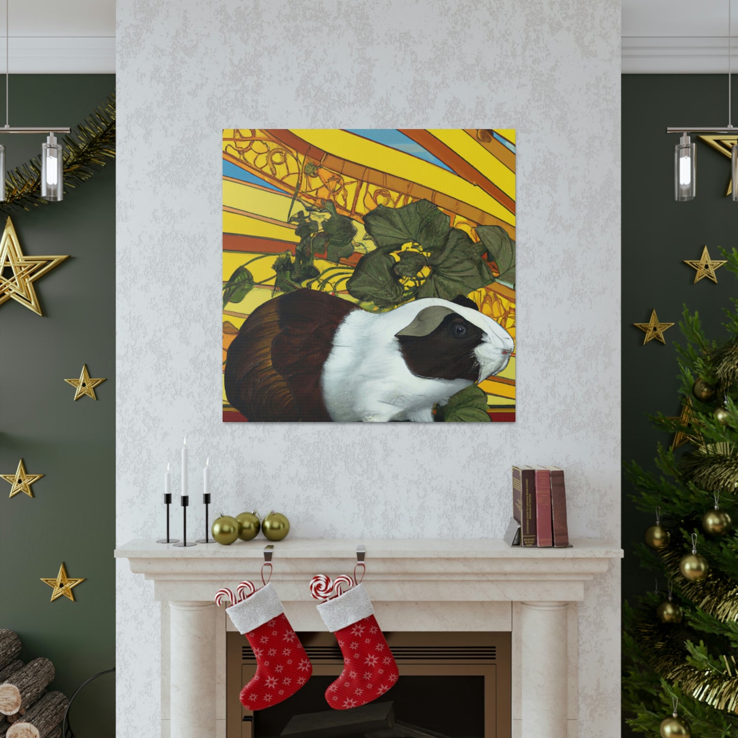 Guinea Pig Grandeur - Canvas