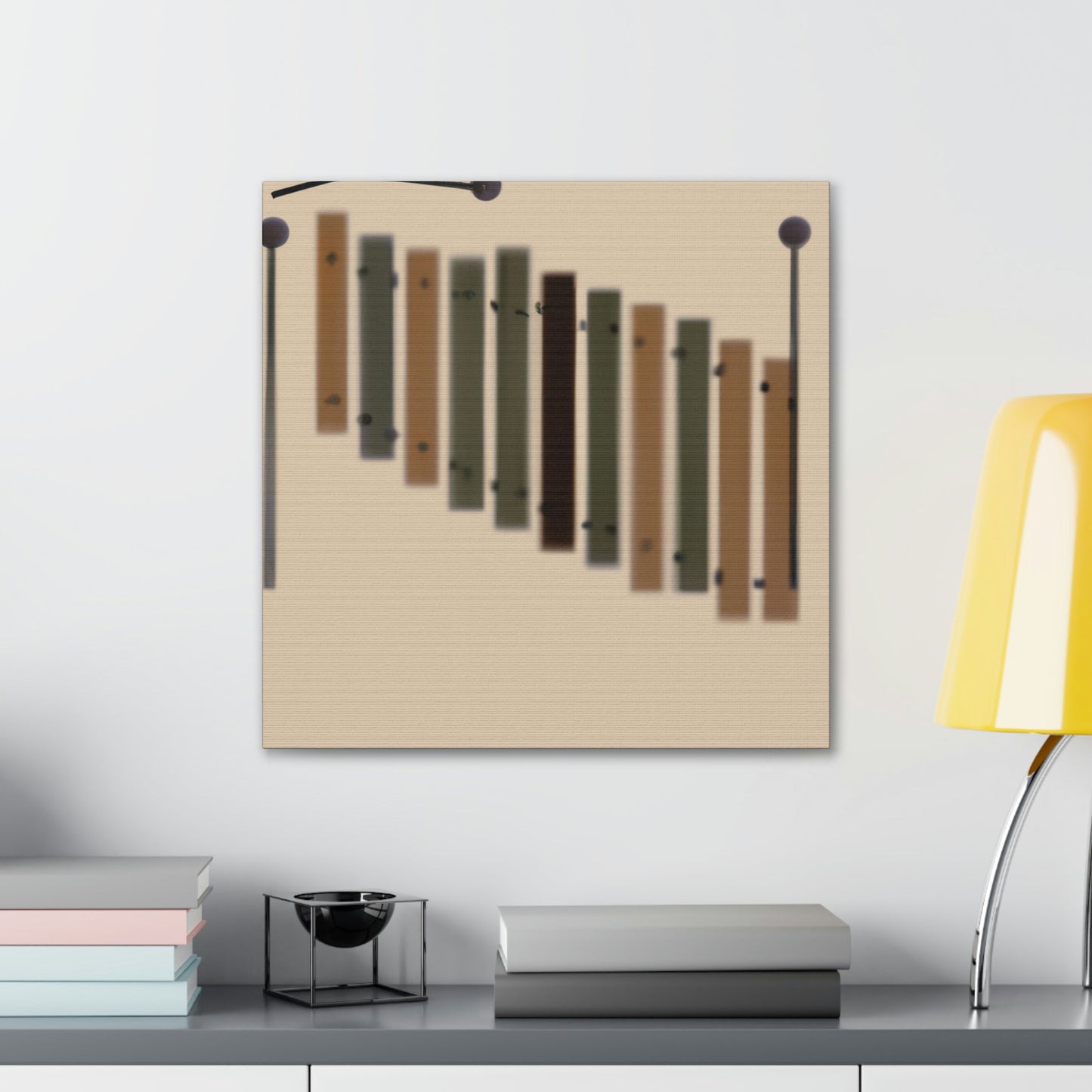 "Xylophone Abstract Minimalism" - Canvas