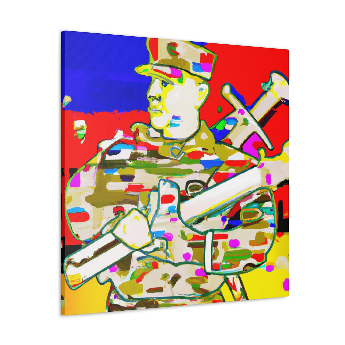 "Artilleryman in Splendor" - Canvas