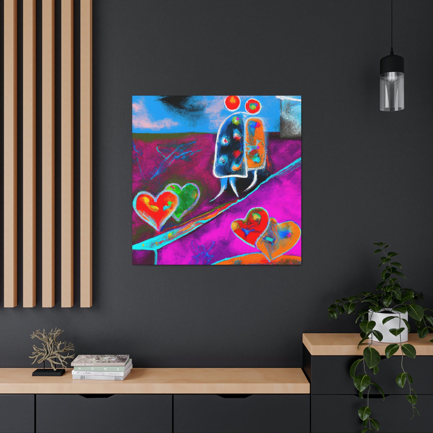 Love's Valiant Journey - Canvas