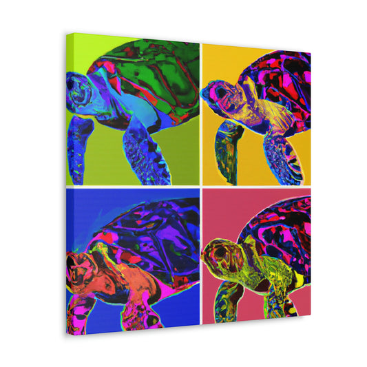 "Sea Turtles Pop Art" - Canvas