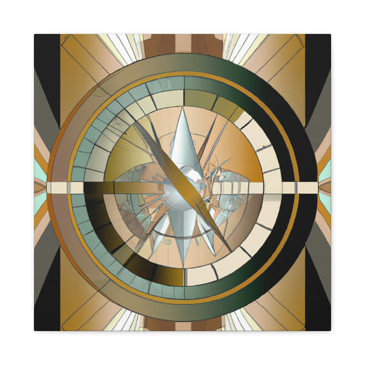 "Compass of Glamour" - Canvas