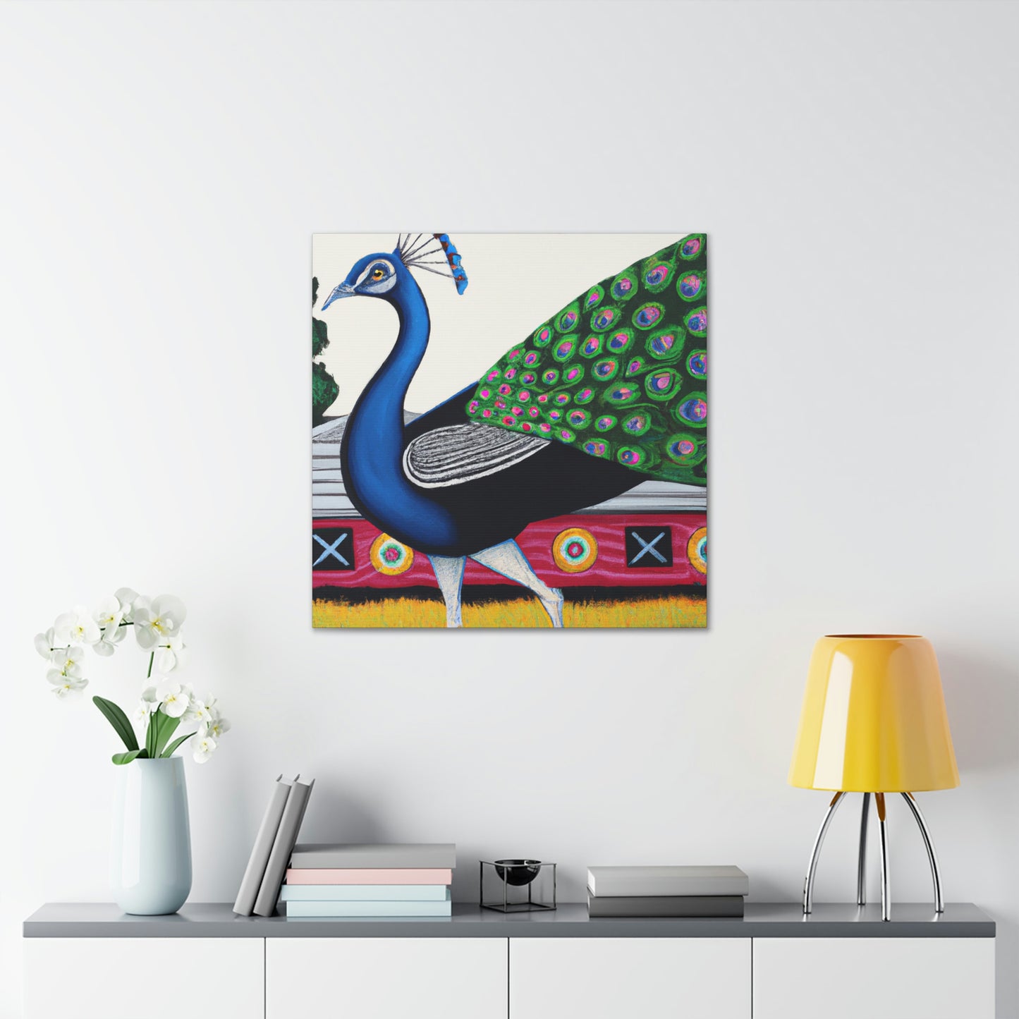 "Peacock in Paradise" - Canvas