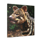 Tasmanian Tiger Pointillism - Canvas