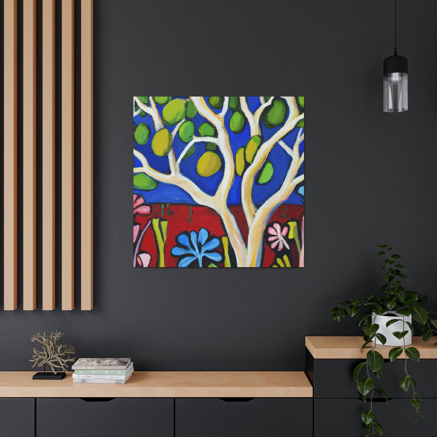 Dogwood in Bloom. - Canvas