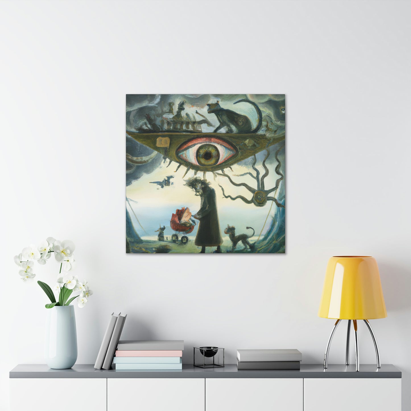 "Forward Observer on Watch" - Canvas