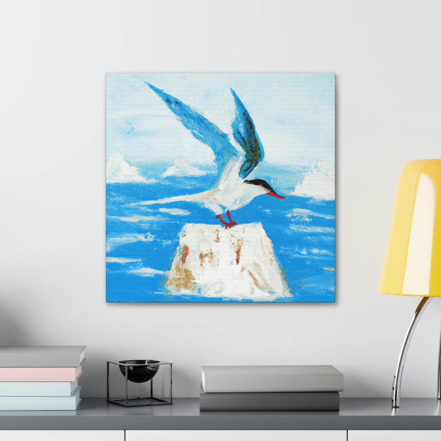 Terns in Serene Flight - Canvas