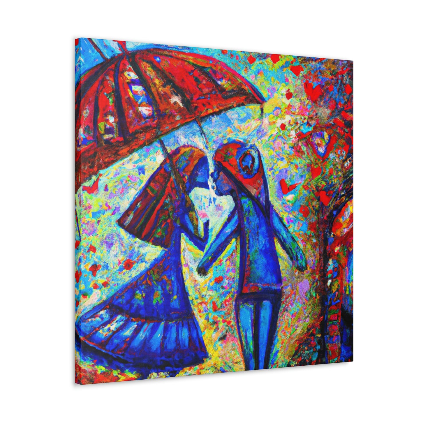 Love Under the Umbrella - Canvas