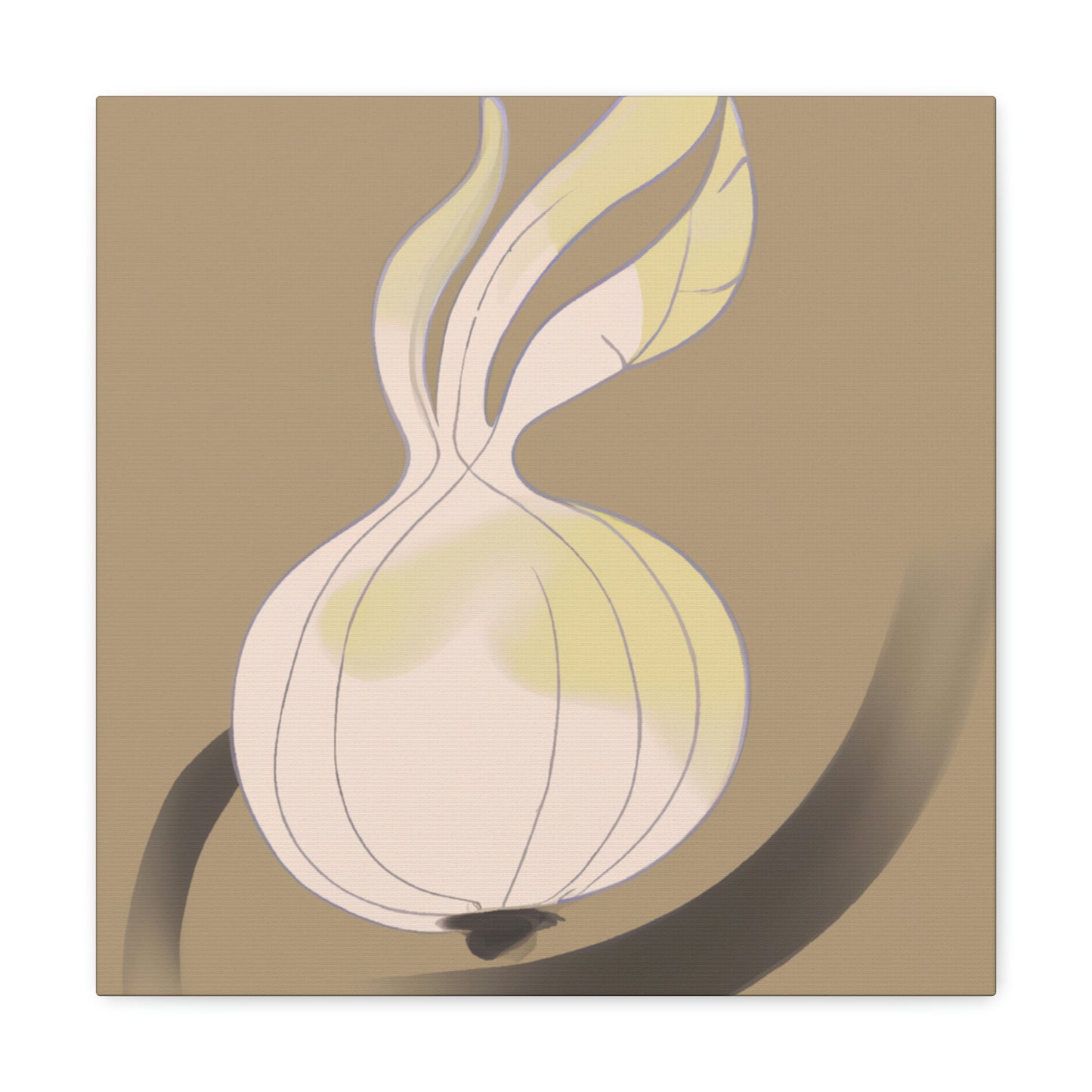 "Onion in Art Deco" - Canvas