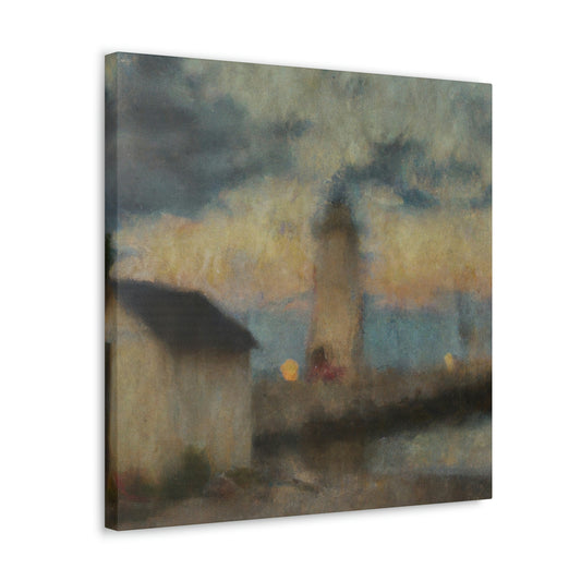 "Lighthouse on the Coast" - Canvas