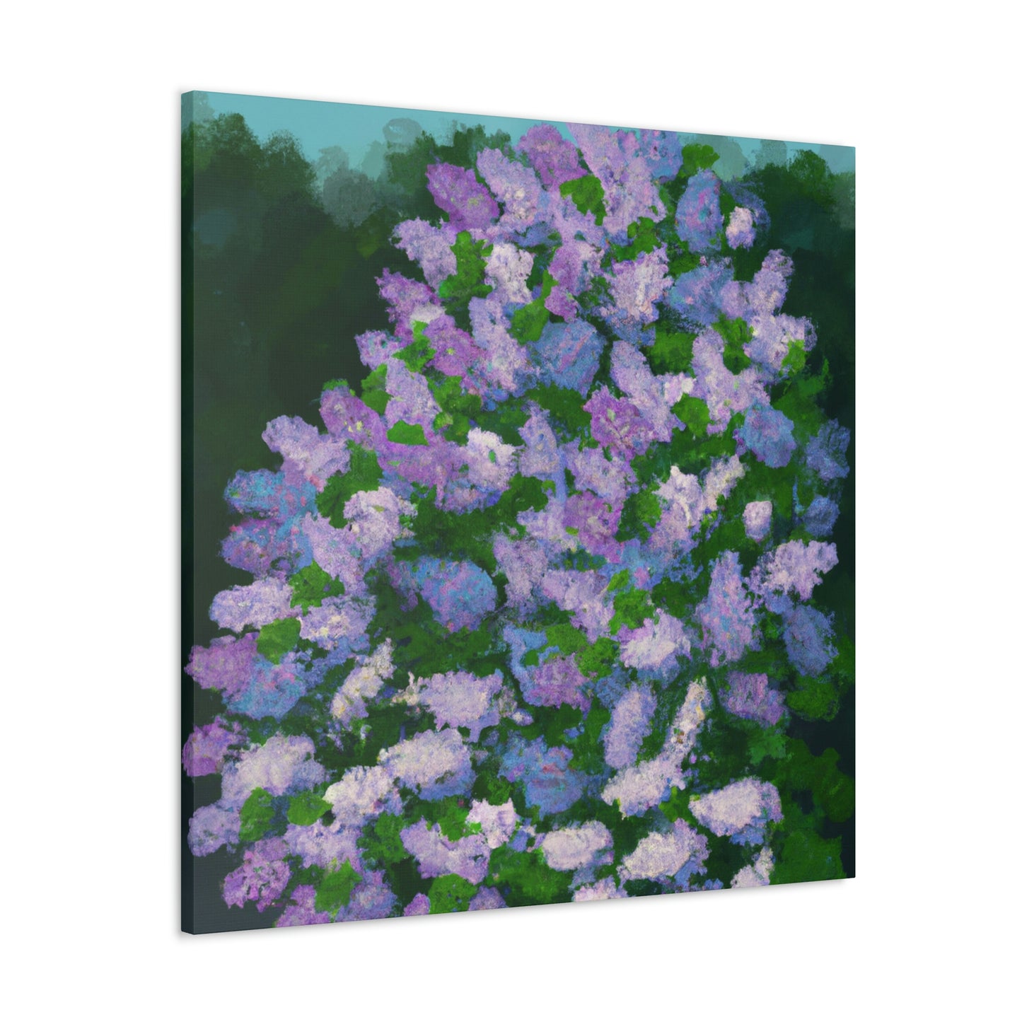 "Lilac Petal Abstraction" - Canvas