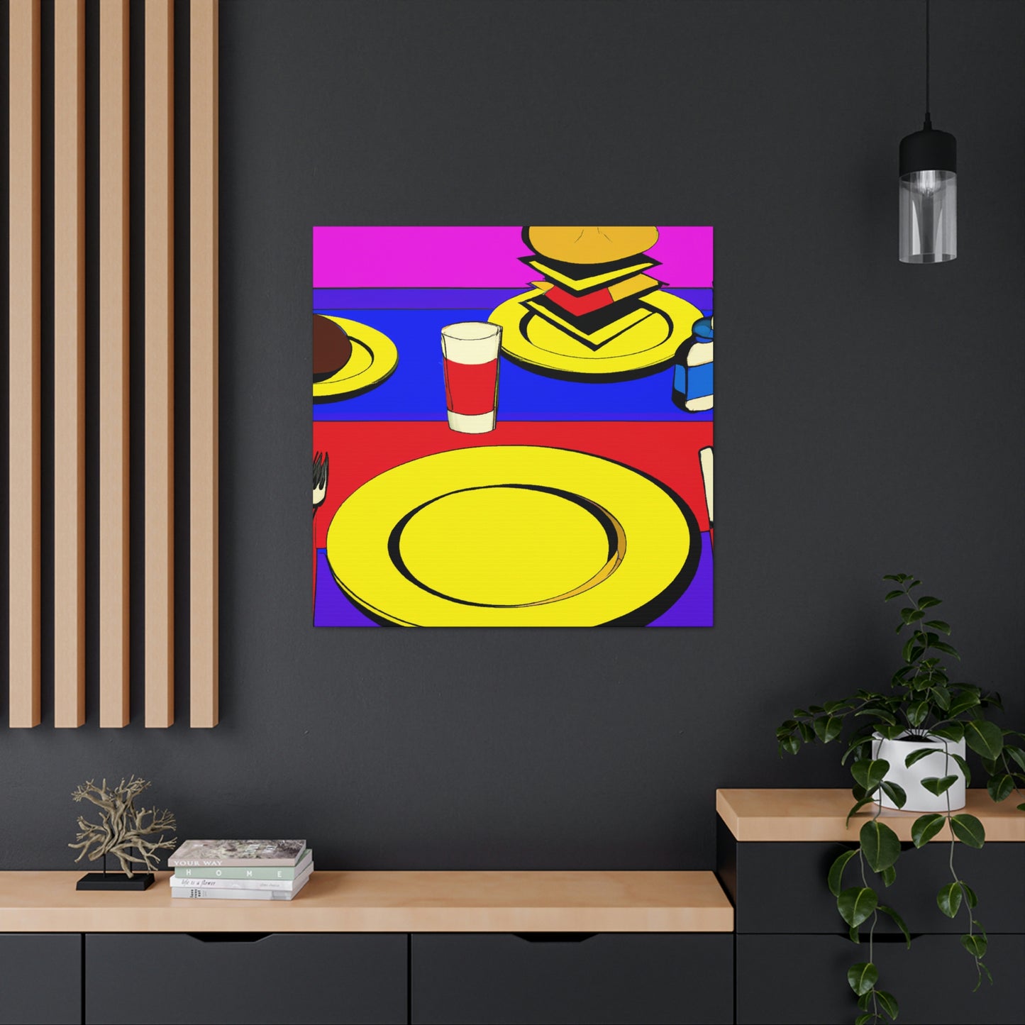 Dining in Pop Art - Canvas