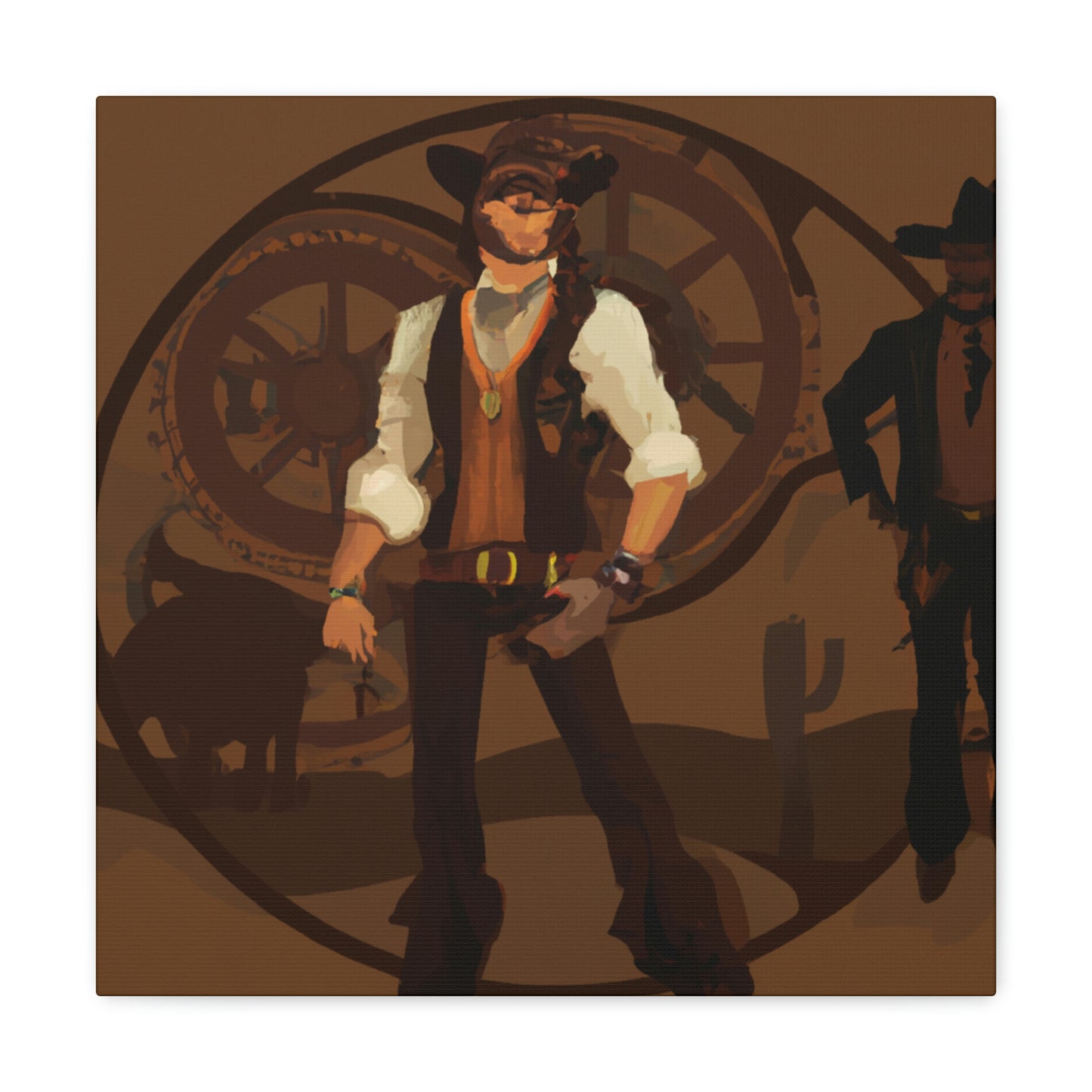 Ranch Hand Steampunked - Canvas