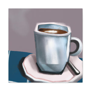 Cup of Joyful Coffee - Canvas