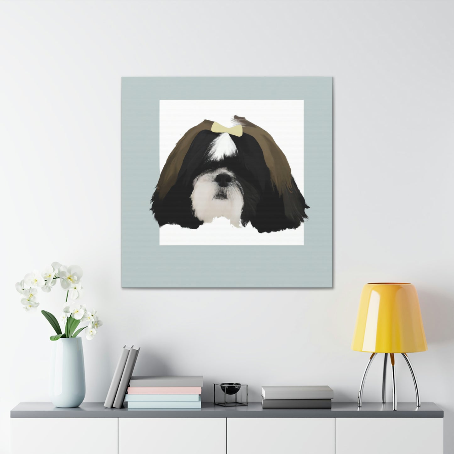 "Classic Shih Tzu Portrait" - Canvas