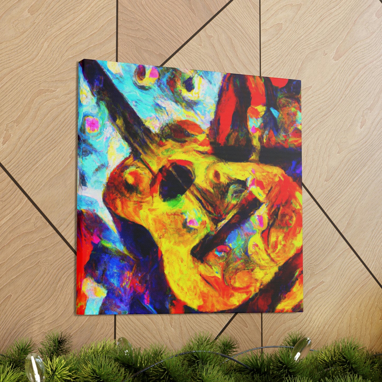 "Guitar Strummed Harmony" - Canvas