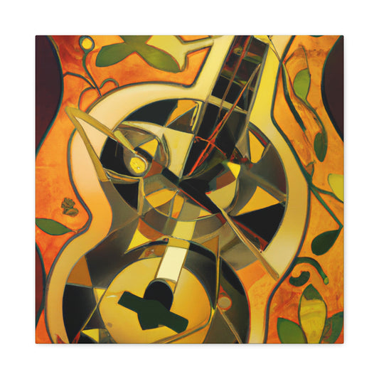 "Mandolin Melody Picture 1920's" - Canvas