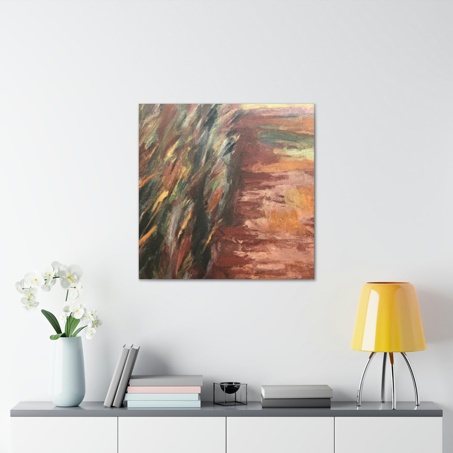 "Hayfield in Harvest Time" - Canvas