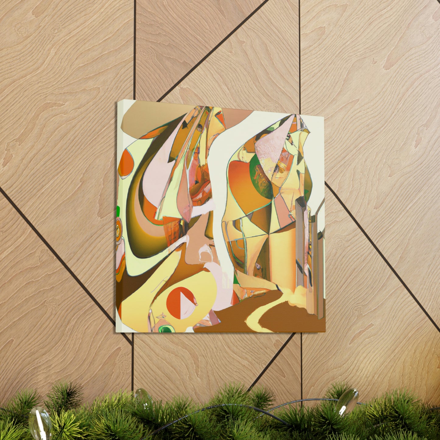 Mountainous Abstraction - Canvas